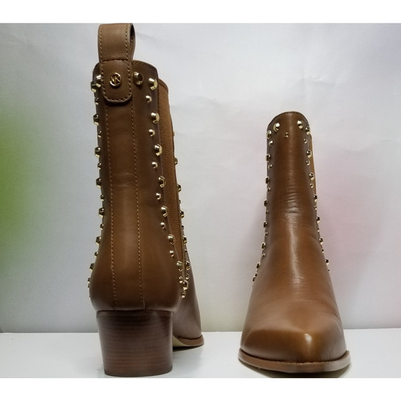 Michael Kors Women's Kinlee Astor Studded Leather Ankle Boot Size 10  NWT - Picture 6 of 9
